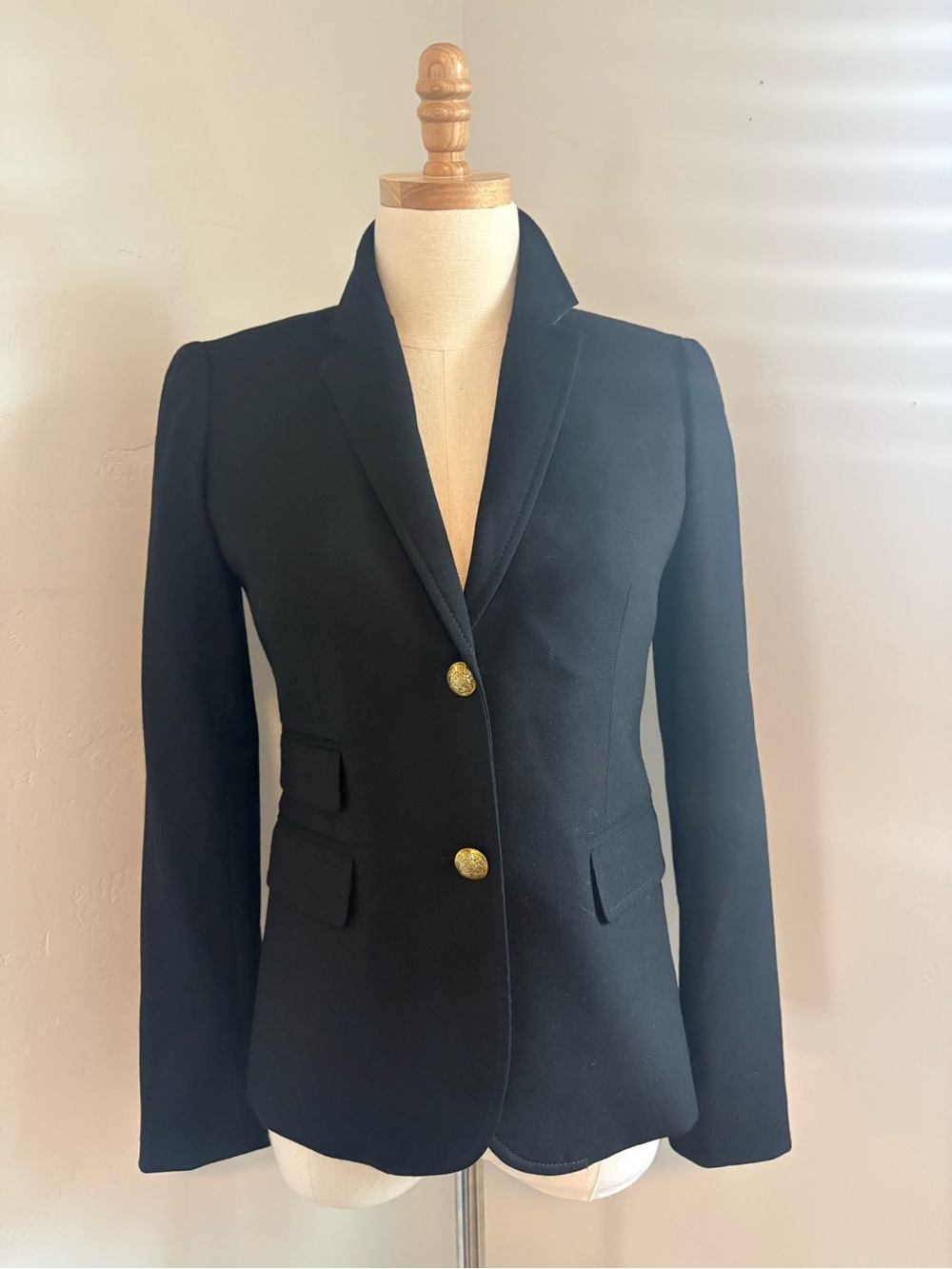 J. Crew Schoolboy Classic Black Women's Blazer Jacket